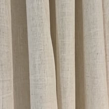 Flax Light Filtering Multi Header Single Panel Curtain